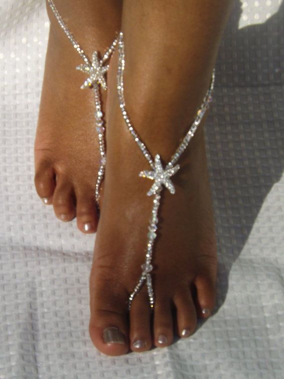 Swarovski Starfish Foot Jewelry -   Foot Jewelry Ideas Collection