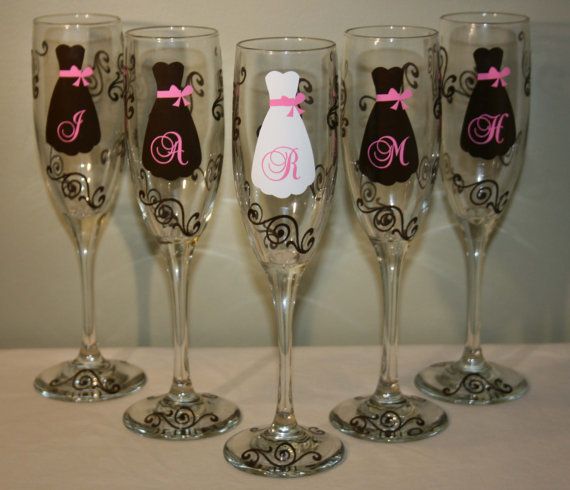 Holy cow...so cute for your morning getting ready with your bridesmaids. -   Great Personalized Bridesmaid Gifts