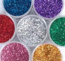 How to make colored icing and edible glitter.