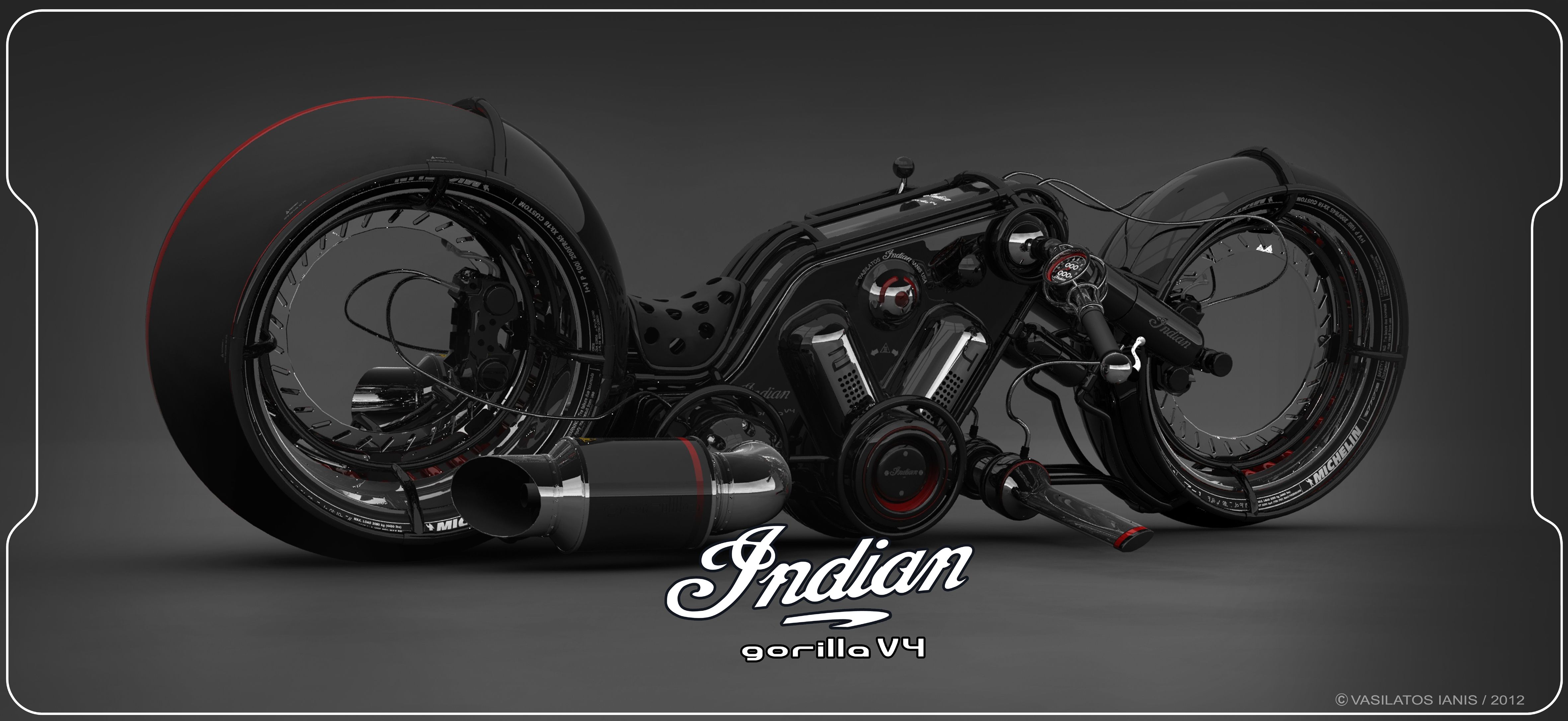 indian gorilla v4 full (black)