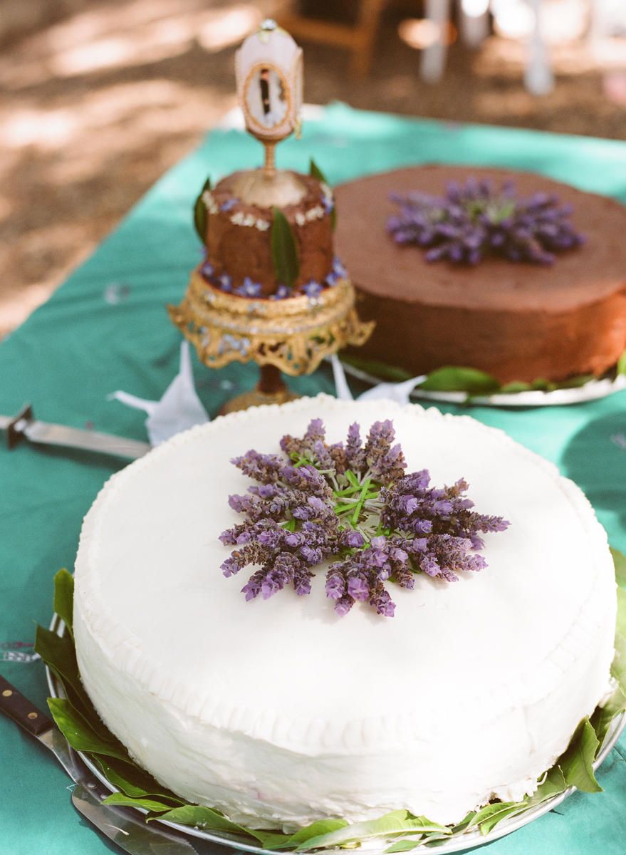 lavender wedding cake!
