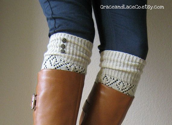 leg warmers and boots