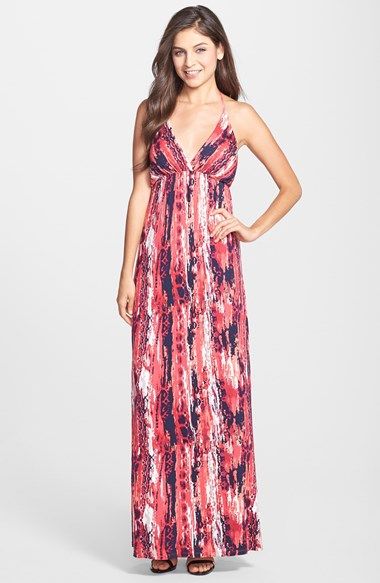 FELICITY & COCO Print Maxi Dress (Nordstrom Exclusive) in Red Multi -   Love maxi dresses!