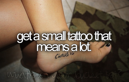 meaningful small tattoo