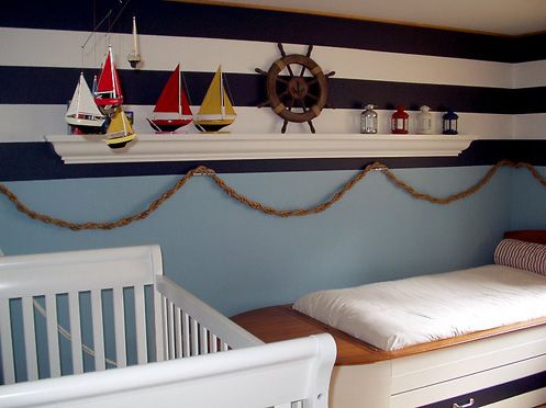 #nautical decor  bed