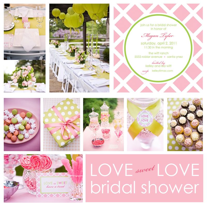 pink bridal shower