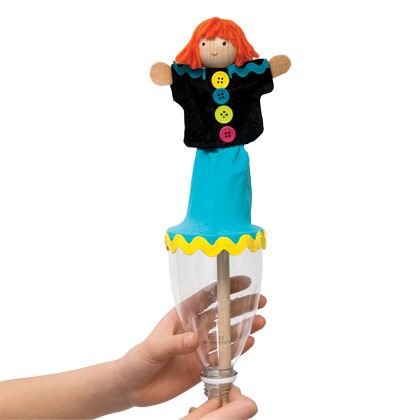 pop-up-puppet | Easy Crafts for Kids — Quick Arts and Craft Ideas — Kids'