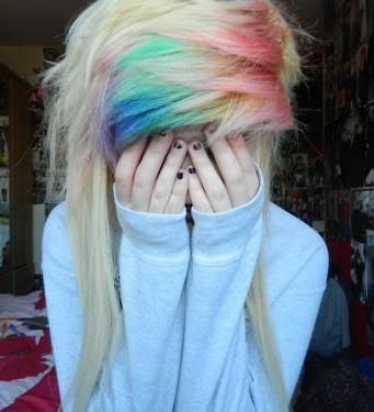 rainbow hair | Tumblr