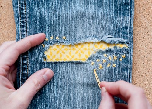 tips on mending clothes in cute ways
