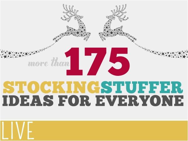 +175 Stocking Stuffer Ideas for Everyone