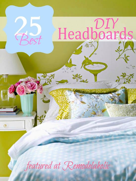25 great DIY Headboard Ideas #headboard #bedroom #DIY