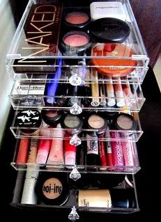Amazing make up storage system! So many options on this site #storage #makeup