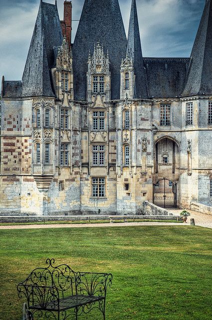 Ancient Castle, Normandy, France