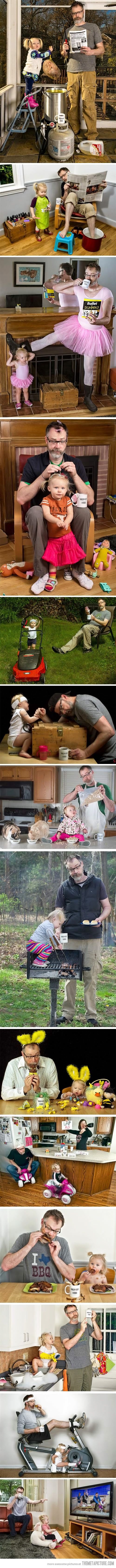 Awesome father daughter photos! :)