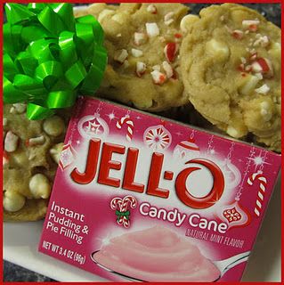 BEST Christmas Cookies Ever! Candy Cane (using pudding and a cake mix)! This wil
