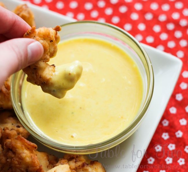 BEST SAUCE EVER — Chick-fil-a sauce: 1/2 cup mayo, 2 tbsp. mustard, 1/2 tsp. ga