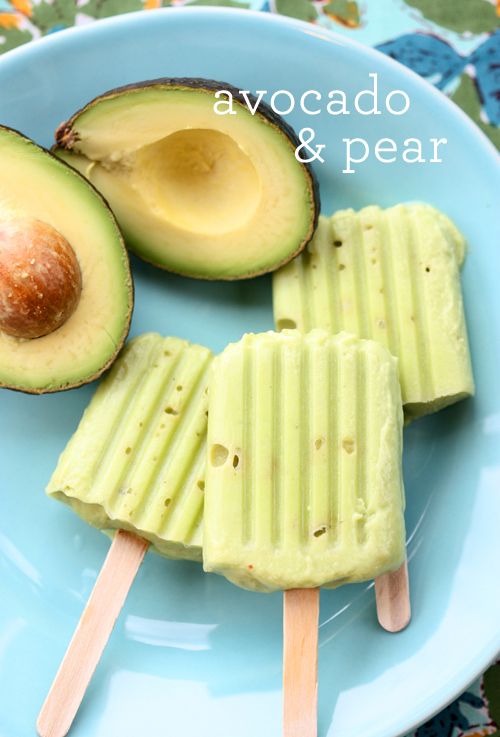 Baby Food Pops: natural popsicles for teething babies.