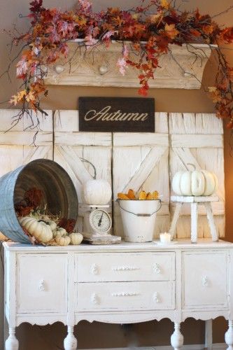 Barn Door shutters as wall decor. Im re-doing our living room in a country theme