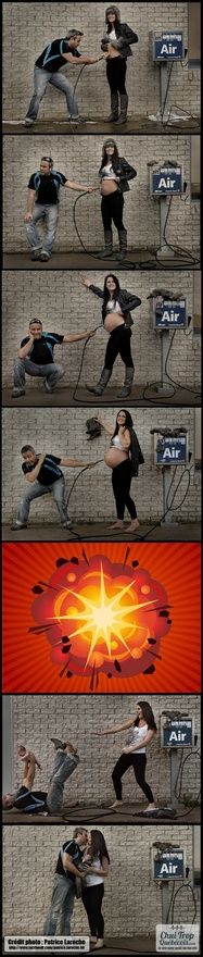 Bests pregnancy pics ever! I love this idea