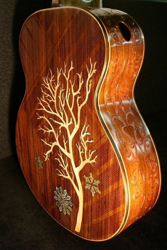 Blueberry "Winter" Acoustic Guitar by Blueberry Musical Instruments In