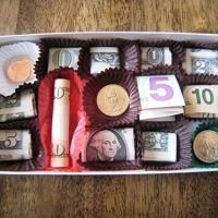 Box of Chocolates Money Gift