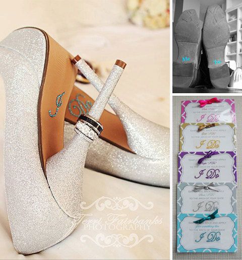 Brides shoes I Do, Grooms shoes Me Too
