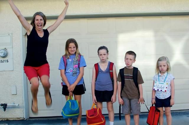 By far the best back to school photo I've seen.