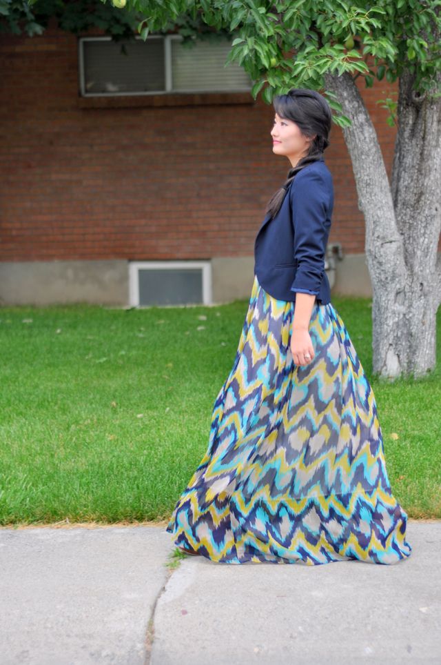 C: The one hour 2-in-1 Maxi dress and skirt tutorial