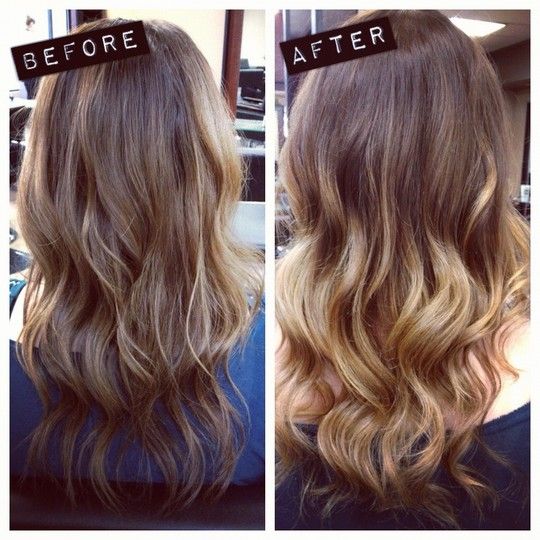 Can't decide if I want to go all blond, or do a dramatic ombre like this
