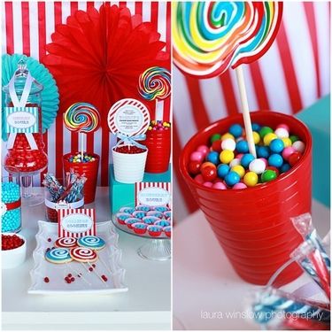 Candy themed party
