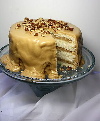Caramel White Velvet Butter Cake…oh my goodness!