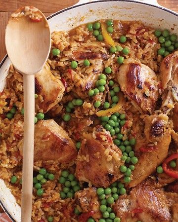 Chicken and Brown Rice, a one-pot meal loaded with veggies.