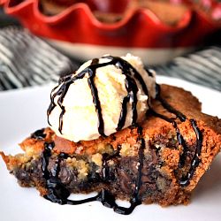 Chocolate Chip Cookie Pie