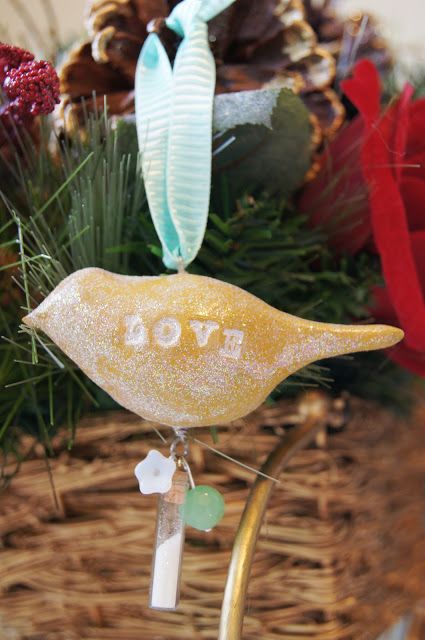 Clay Bird Ornaments – Hang some on your tree and give them as a gift. Best of al