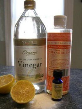 Clean your house naturally with simple products found in your kitchen-want to tr