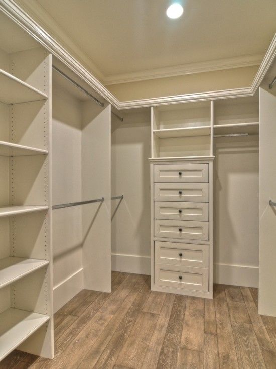 Closet Design with corner usage.  Can I fit my cowboy boots along the top shelf?