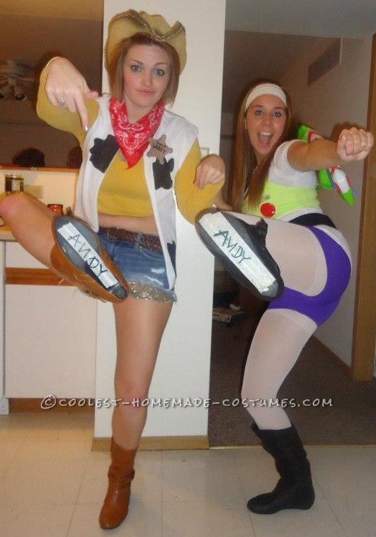 Coolest Women’s Buzz Lightyear and Woody Couple costume… This website is