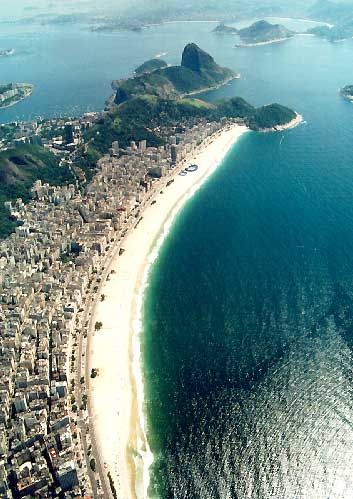 Copacabana  Beach (Rio de Janeiro, Brazil).