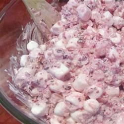Cranberry Salad.  This is really good. Even those who don't like cranberries