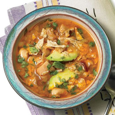 Crock pot Chicken Lime, Avocado, and Cilantro Soup – rachael ray