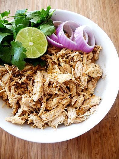 Crockpot Mexican Chicken.  I am half Mexican and we never had a crock pot in the