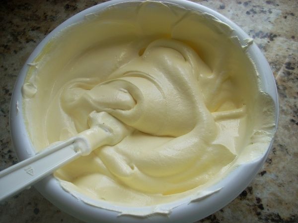 Cupcake Frosting! All you do is mix one vanilla pudding packet with half of the