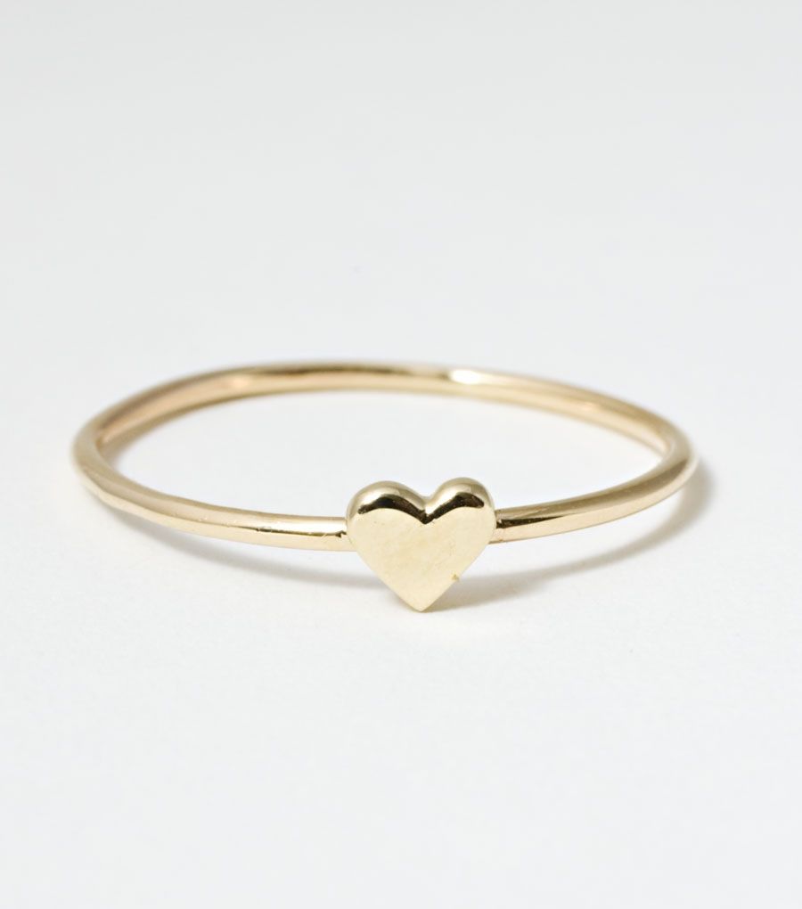 Cute heart ring. #heart #ring
