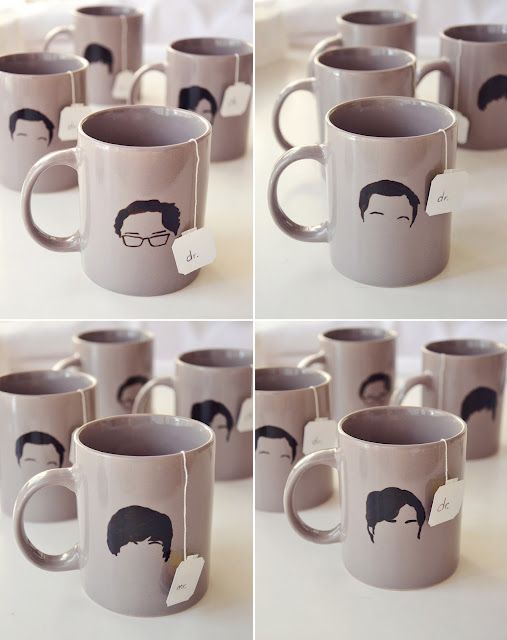 DIY Big Bang Theory mugs