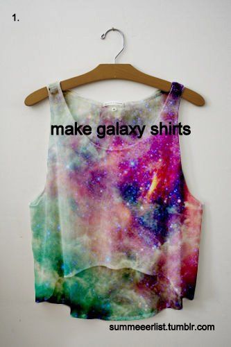 DIY: Galaxy Shirt
