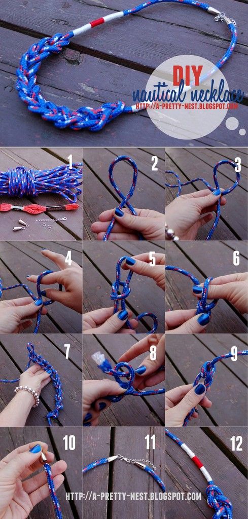 DIY Nautical Necklace