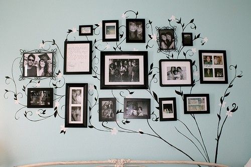 DIY Photo Display – Only I'd use some color.
