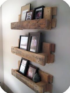 DIY pallet-shelves