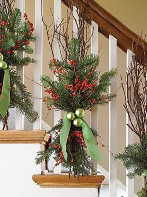 Deck the Banister – 50 Easy Holiday Decorating Ideas