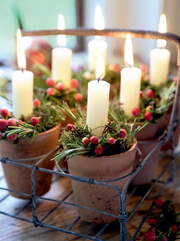 Decoration idea for Christmas with a country style